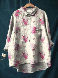 Sarah | Blumenmuster Peasant Bluse – Blumenmuster 8