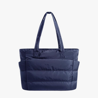Shelly | Stilvoller Puff-Rucksack – Marine