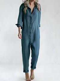 Joya - Lässiger Jumpsuit – Blau