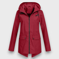 Wenara – Regenjacke mit Kapuze – Rot