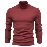 Carson - Stilvoller Rollkragenpullover – Rot