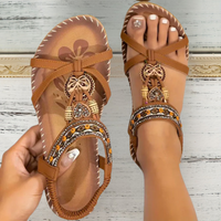 Annemiek™ | Sommersandalen im Ibiza-Stil – Braun