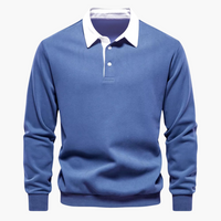 Hans | Freizeit-Poloshirt – Blau