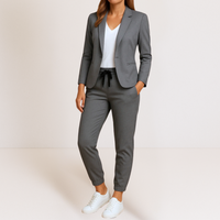 Monique™ | Zweiteiliger Damenanzug – Grau