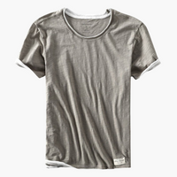 Sander | Bequemes T-Shirt in Hoher Qualität – Taupe