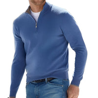 Eliott - Moderner Pullover – Blau