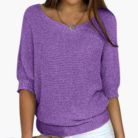 Hanna | Eleganter Pullover – Lila