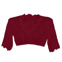 Bonnie - Dirndlbluse im modernen Look – Rot