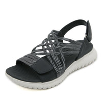 Cecilia | Orthopädisch Verstellbar Sandalen – Schwarz