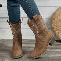 Damen Cowboystiefel | Elegante – Karamell