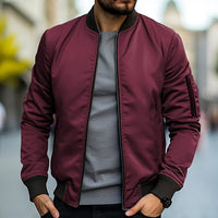 Brenner™ | Herren Leichte Bomberjacke – Rot