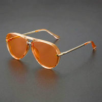 Weron - leichte Pilotenbrille – Orange