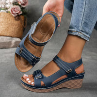 Hannah | Flexible Sandalen Damen Chic – Blau