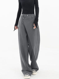 Yuli | Moderne Baggy-Hose – Grau