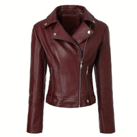 Annelore® | ultra-elegante Jacke – Karmesinrot