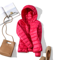 Celestiney - Superleichte Damenjacke – Rot