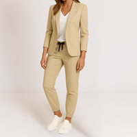 Monique™ | Zweiteiliger Damenanzug – Beige
