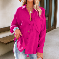 Annemarie™ | Lässige Bluse im Ibiza-Stil – Rosa