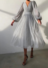 Emina - Elegantes Kleid – Weiß