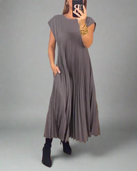 Ysalmara | Stilvolles Maxi-Kleid mit traumhaftem Tragekomfort – Grau