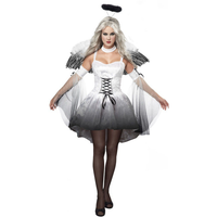 Dunkler Engel Halloween Kostum | Mini – Weiß