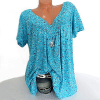 Talisyn - Leinenbluse mit Soft-Touch – Blau