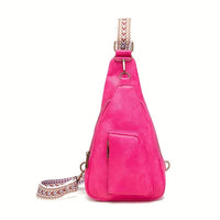 Nina | Retro-Chic Umhängetasche – Rosa