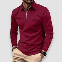 Ralph | Long Sleeve Polo Shirt – Rot