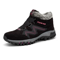 Yievonna | Warme Winterstiefel – Rosa Schwarz