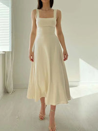 Solene - Figurbetontes sexy Kleid – Natürlich