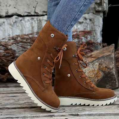 Reisellae | Damen Einfarbige Kurzstiefel