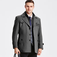 Armani | Eleganter Wintermantel – Grau