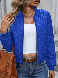 Heidi-Mode | Damen Bomberjacke Argyle – Königsblau