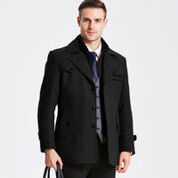 Armani | Eleganter Wintermantel – Schwarz