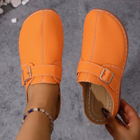 Orlaith - Gepolsterte orthopädische Sandalen – Orange
