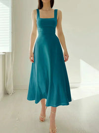 Solene - Figurbetontes sexy Kleid – Türkisblau
