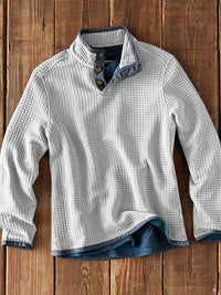 Felix™ Entspannendes Gemütliches Langarmshirt – Weiß
