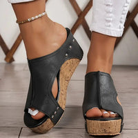 Oshae - Stützende Sandalen – Schwarz