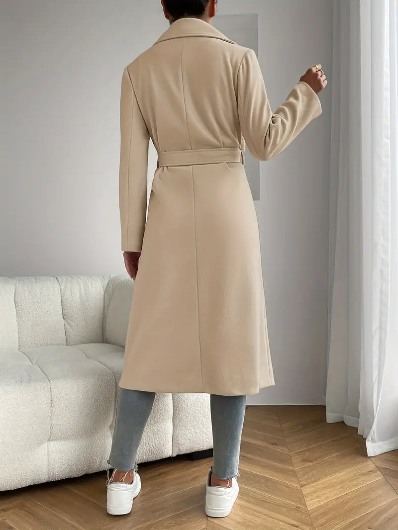 Liaquix | Schlanker Serenity Trenchcoat mit aufgesetzten Taschen