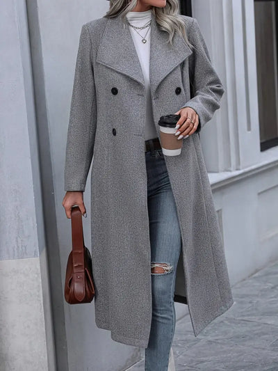 Liakern | Modebewusster Longline-Mantel in Übergröße