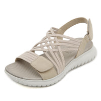 Cecilia | Orthopädisch Verstellbar Sandalen – Beige