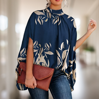 Zara - Stilvolle Bluse mit weitem Schnitt – Blau