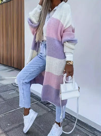 Limanonie | Gemütlicher Cardigan mit offener Vorderseite für mühelosen Stil – Mischfarbe