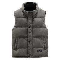 Elmar | Warme Steppweste – Grau