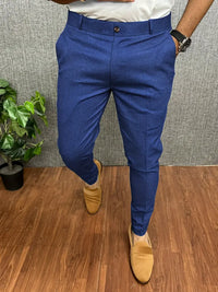 Herren Hose Slim Fit | Leicht Bequem – Dunkelblau