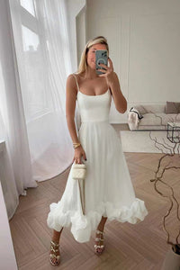 Livia | Elegantes & einzigartiges Boho-Kleid – Weiß