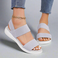 Ortrun | Elegante Bequeme Orthopädische Sandalen – Grau