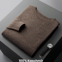 HEIMO - KASCHMIR PULLOVER – Kaffee