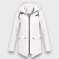Wenara – Regenjacke mit Kapuze – Weiß