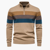 Thom | Viertel Zip Pullover – Khaki